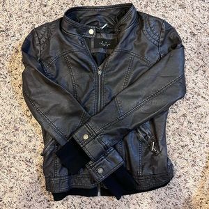 Faux Leather Jacket
